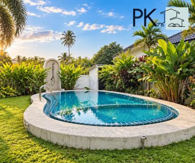 8R0924 Pool villa for rent 3 bedroom 3 bathroom 100,000/month at chalong