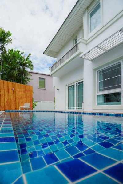 8R0927 ให้เช่า pool villa 3 ห้องนอน 3 ห้องน้ำ ราคา 95,000/เดือน โซนฉลอง