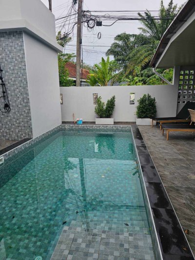 8R0933 Pool villa for rent 3 bedroom 4 bathroom 85,000/month at chalong
