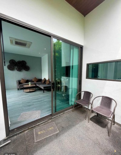 8R0934 ให้เช่า pool villa 2 ห้องนอน 2 ห้องน้ำ ราคา 55,000/เดือน โซนฉลอง