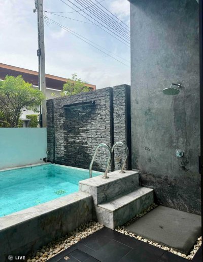 8R0934 ให้เช่า pool villa 2 ห้องนอน 2 ห้องน้ำ ราคา 55,000/เดือน โซนฉลอง