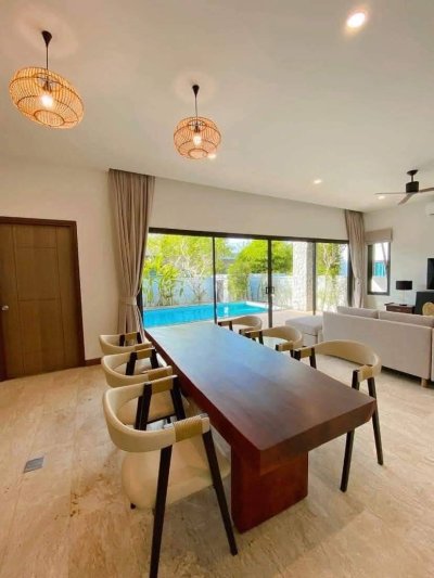 8R0937 ให้เช่า pool villa 2 ห้องนอน 2 ห้องน้ำ ราคา 85,000/เดือน โซนฉลอง