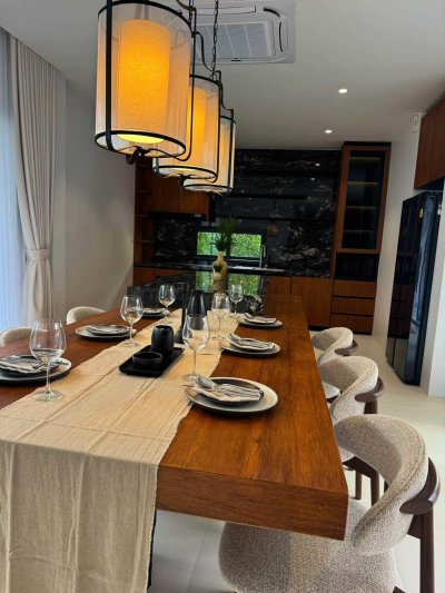 8R0945 ให้เช่า pool villa 3 ห้องนอน 4 ห้องน้ำ ราคา 140,000/เดือน โซนฉลอง