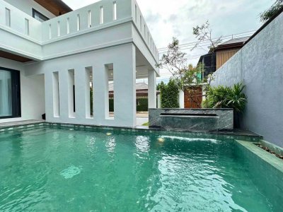 8R0945 ให้เช่า pool villa 3 ห้องนอน 4 ห้องน้ำ ราคา 140,000/เดือน โซนฉลอง