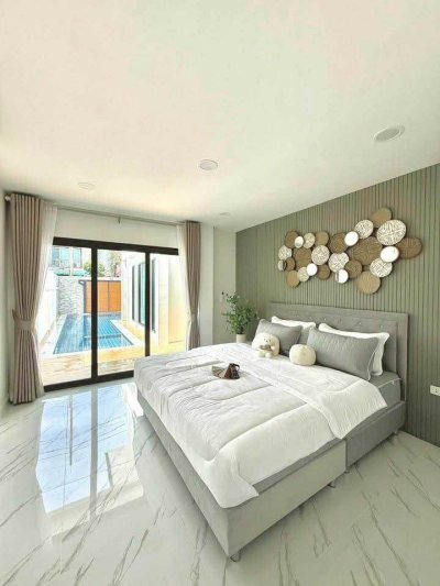 8S0202 Pool villa for sale 11,900,000 baht 4 bedroom 4 bathroom located at chalong