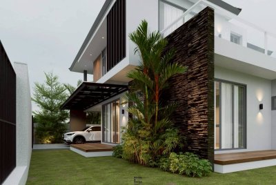 8S0208 ขายบ้านเดี่ยวสองชั้น ราคา 19,900,000 บาท 4 ห้องนอน 4 ห้องน้ำ โซนฉลอง