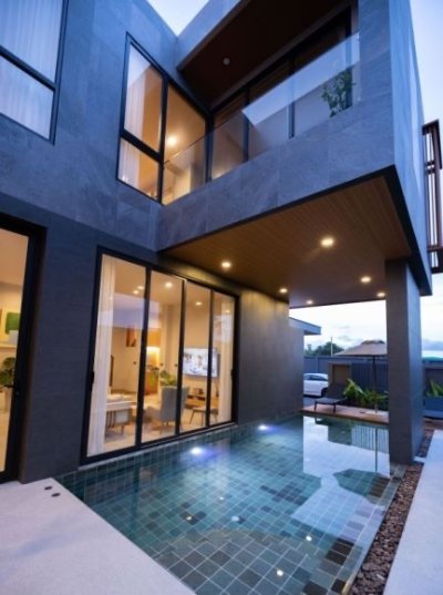8S0215 Pool villa for sale 28,000,000 baht 3 bedroom 3 bathroom at chalong