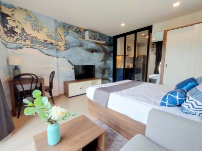 9R0345 คอนโดมิเนียม 1 ห้องนอน 1 ห้องน้ำ ให้เช่าเดือนละ 18,000 บาท โซนวิชิต