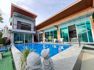 9R0363 ให้เช่า pool villa 3 ห้องนอน 3 ห้องน้ำ ราคา 50,000/เดือน โซนพันวา
