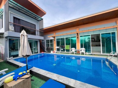 9R0363 ให้เช่า pool villa 3 ห้องนอน 3 ห้องน้ำ ราคา 50,000/เดือน โซนพันวา