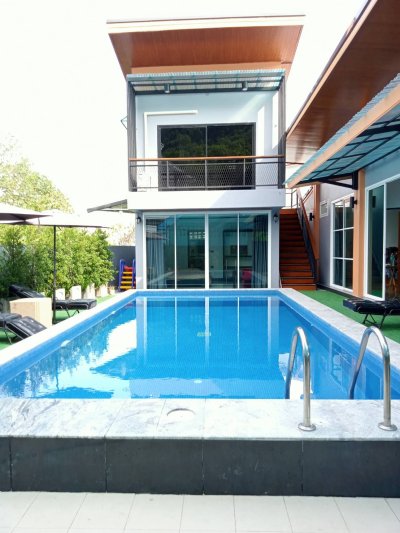 9R0363 ให้เช่า pool villa 3 ห้องนอน 3 ห้องน้ำ ราคา 50,000/เดือน โซนพันวา