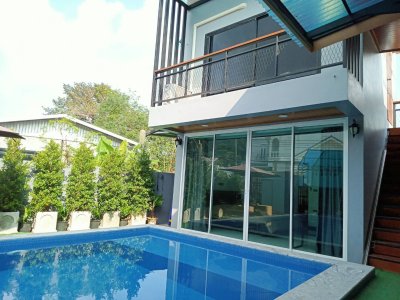 9R0363 ให้เช่า pool villa 3 ห้องนอน 3 ห้องน้ำ ราคา 50,000/เดือน โซนพันวา