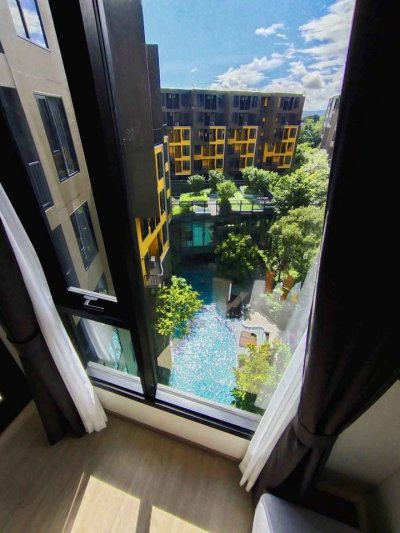 9R0382 คอนโดมิเนียม 1 ห้องนอน 1 ห้องน้ำ ให้เช่าเดือนละ 22,000 บาท โซนวิชิต