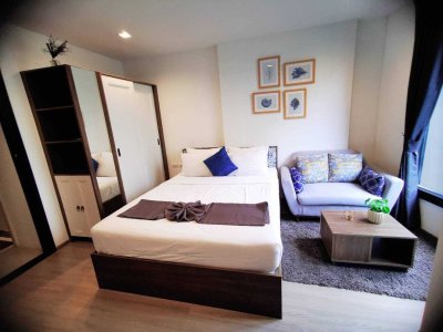 9R0506 คอนโดมิเนียม studio room ให้เช่าเดือนละ 18,000 บาท โซนวิชิต