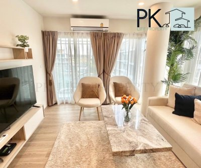 9R0536 Phyll Phuket Condominium 2 ห้องนอน 2 ห้องน้ำ ชั้น 2 70ตร.ม ให้เช่าเดือนละ 60,000บาท มีเฟอร์นิเจอร์ครบครันพร้อมเข้าอยู่ได้เลย