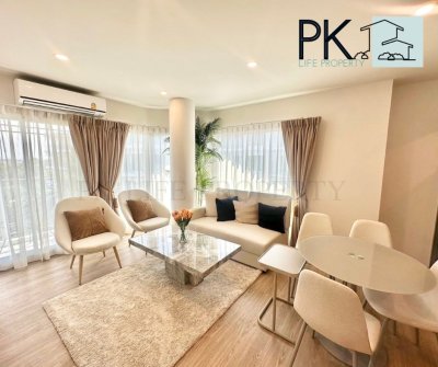 9R0536 Phyll Phuket Condominium 2 ห้องนอน 2 ห้องน้ำ ชั้น 2 70ตร.ม ให้เช่าเดือนละ 60,000บาท มีเฟอร์นิเจอร์ครบครันพร้อมเข้าอยู่ได้เลย