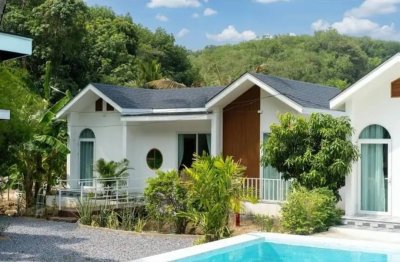 9R0542 ให้เช่าบ้านเดี่ยวชั้นเดียว with common pool 2ห้องนอน 2ห้องน้ำ ราคา 59,000/เดือน โซนวิชิต