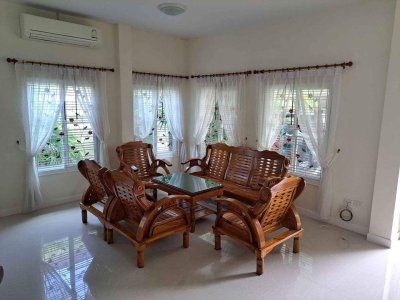 9R0544 ให้เช่าบ้านเดี่ยวชั้นเดียว 3ห้องนอน 2ห้องน้ำ ราคา 48,000/เดือน โซนวิชิต