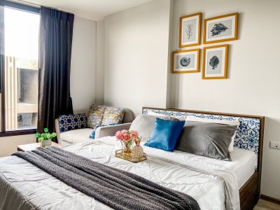 9R0576 คอนโดมิเนียม ห้อง studio room ให้เช่าเดือนละ 16,000 บาท โซนวิชิต