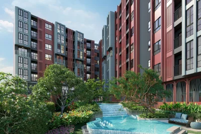 9R0665 Condominium for rent 1 bedroom 1 bathroom 20,000/month at wichit
