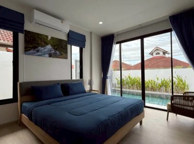 9R0674 ให้เช่า pool villa 3 ห้องนอน 2 ห้องน้ำ ราคา 75,000/เดือน โซนวิชิต
