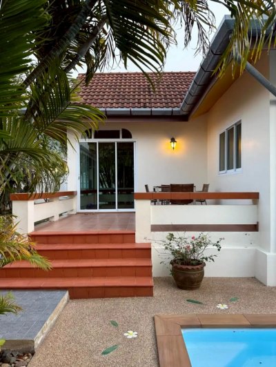 9R0677 ให้เช่า pool villa 2 ห้องนอน 2 ห้องน้ำ ราคา 50,000/เดือน โซนวิชิต