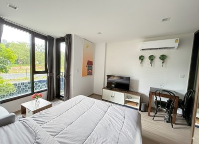 9R0698 คอนโดมิเนียม 1 ห้องนอน 1 ห้องน้ำ ให้เช่าเดือนละ 15,000 บาท โซนวิชิต