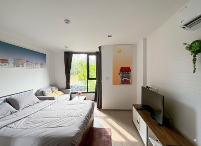 9R0698 คอนโดมิเนียม 1 ห้องนอน 1 ห้องน้ำ ให้เช่าเดือนละ 15,000 บาท โซนวิชิต