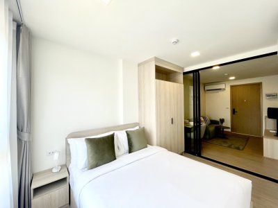 9R0744 คอนโดมิเนียม 1 ห้องนอน 1 ห้องน้ำ ให้เช่าเดือนละ 22,000 บาท โซนวิชิต