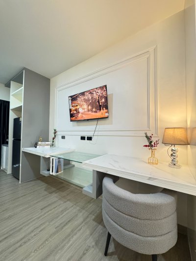 9R0772 คอนโดมิเนียม 1 ห้องนอน 1 ห้องน้ำ ให้เช่าเดือนละ 13,000 บาท โซนวิชิต