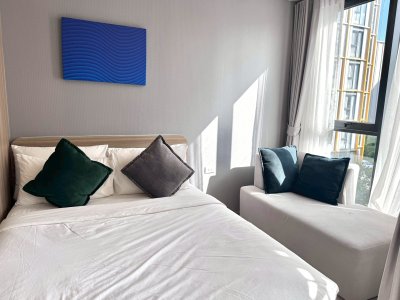 9R0778 คอนโดมิเนียม 1 ห้องนอน 1 ห้องน้ำ ให้เช่าเดือนละ 16,000 บาท โซนวิชิต