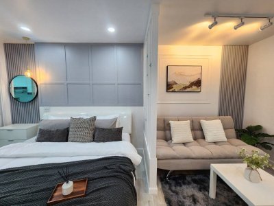 9R0782 คอนโดมิเนียม 1 ห้องนอน 1 ห้องน้ำ ให้เช่าเดือนละ 15,000 บาท โซนวิชิต