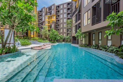 9R0785 คอนโดมิเนียม 1 ห้องนอน 1 ห้องน้ำ ให้เช่าเดือนละ 15,000 บาท โซนวิชิต