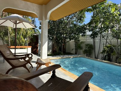 9R0821 ให้เช่า pool villa 2 ห้องนอน 2 ห้องน้ำ ราคา 50,000/เดือน โซนวิชิต