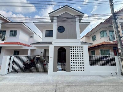 9S0087 ขายบ้านแฝดสองชั้น ราคา 5,290,000 บาท 4 ห้องนอน 3 ห้องน้ำ โซนวิชิต