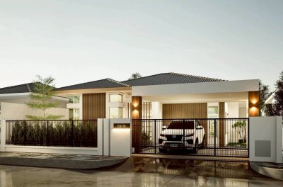 9S0095 ขายบ้านเดี่ยวชั้นเดียว ราคา 6,990,000 บาท 3 ห้องนอน 2 ห้องน้ำ โซนวิชิต