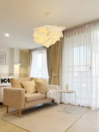 The Parkland Bangna near MRT Si Lam 1 Bed 1 Bath 37 m². Fully Furnished