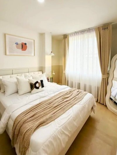 The Parkland Bangna near MRT Si Lam 1 Bed 1 Bath 37 m². Fully Furnished