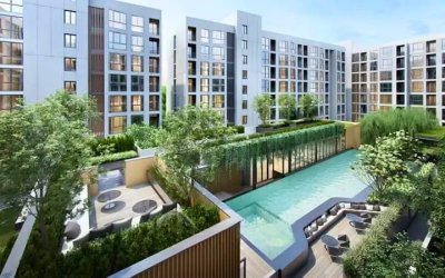 The Nest Sukhumvit 71 near BTS Phra Khanong 1 Bed 1 Bath 33 m². Fully Furnished