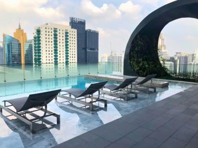 The Edge Sukhumvit 23 near BTS Asok & MRT Sukhumvit  1 Bed 1 Bath 30 m². Fully Furnished
