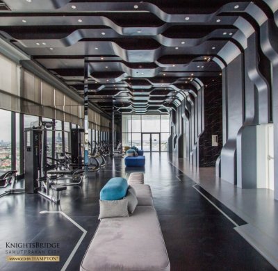 Knightsbridge Sukhumvit-Thepharak Near Thipphawan Station 1 Bed 1 Bath 27 sq m. Fully Furnished