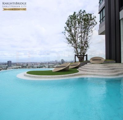 Knightsbridge Sukhumvit-Thepharak Near Thipphawan Station 1 Bed 1 Bath 27 sq m. Fully Furnished
