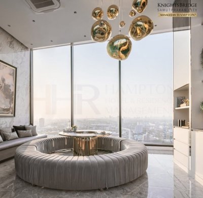 Knightsbridge Sukhumvit-Thepharak Near Thipphawan Station 1 Bed 1 Bath 27 sq m. Fully Furnished