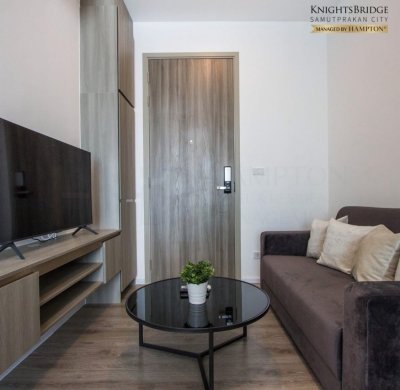 Knightsbridge Sukhumvit-Thepharak Near Thipphawan Station 1 Bed 1 Bath 27 sq m. Fully Furnished
