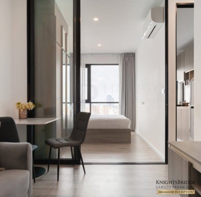 Knightsbridge Sukhumvit-Thepharak Near Thipphawan Station 1 Bed 1 Bath 27 sq m. Fully Furnished