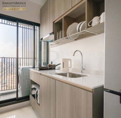 Knightsbridge Sukhumvit-Thepharak Near Thipphawan Station 1 Bed 1 Bath 27 sq m. Fully Furnished