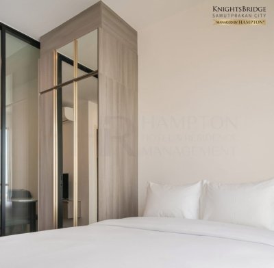 Knightsbridge Sukhumvit-Thepharak Near Thipphawan Station 1 Bed 1 Bath 27 sq m. Fully Furnished