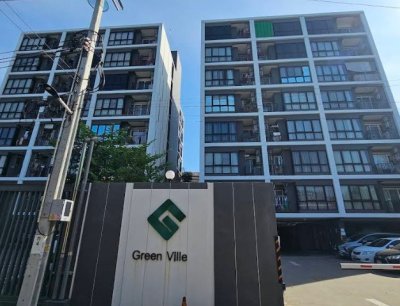 Green Ville 1 near BTS Punnawithi 33 sqm. for rent