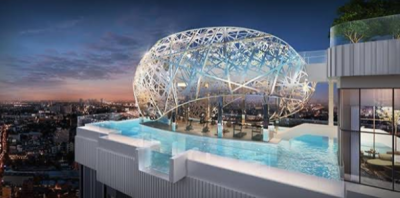 The Tree Pattanakarn-Ekkamai ARL Ramkhamhaeng 1 bed 1 Bath  24 sq m. Fully Furnished