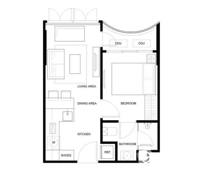 Kawa Haus near BTS On Nut 33.75 sqm. for rent